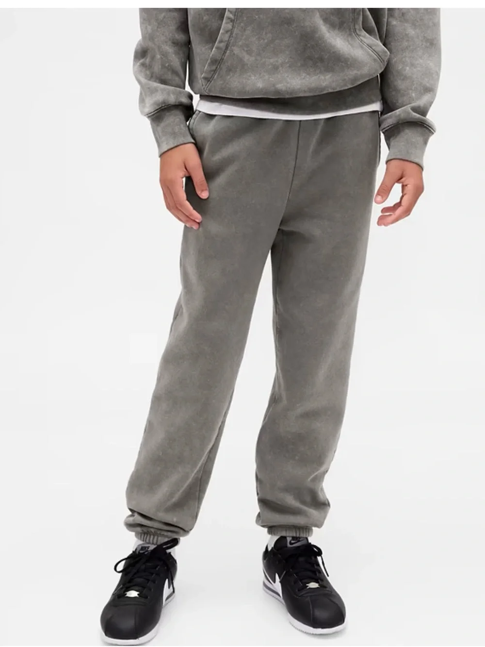 GAP Kids Gray Fleece Joggers